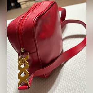 Paloma Picasso Red Leather Crossbody Bag